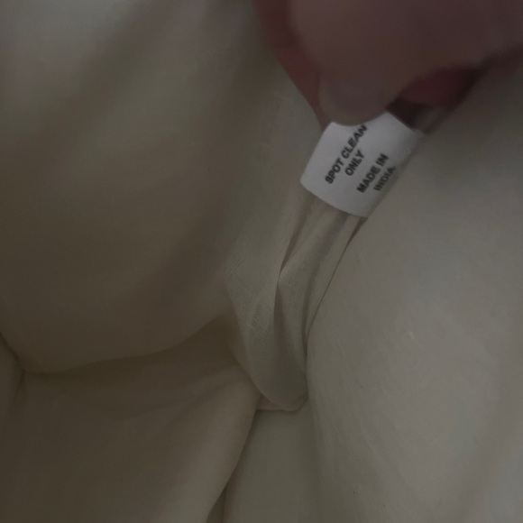 Francesca's Collections Blue and Cream Floral Tote - Picture 12 of 16